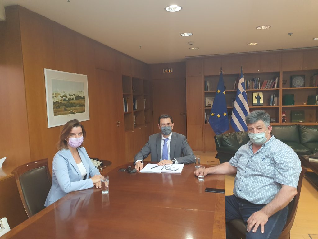 ΜΕ ΤΟΝ ΥΠΟΥΡΓΟ ΠΕΡΙΒΑΛΛΟΝΤΟΣ ΣΥΝΑΝΤΗΘΗΚΕ Ο ΔΗΜΑΡΧΟΣ ΠΩΓΩΝΙΟΥ