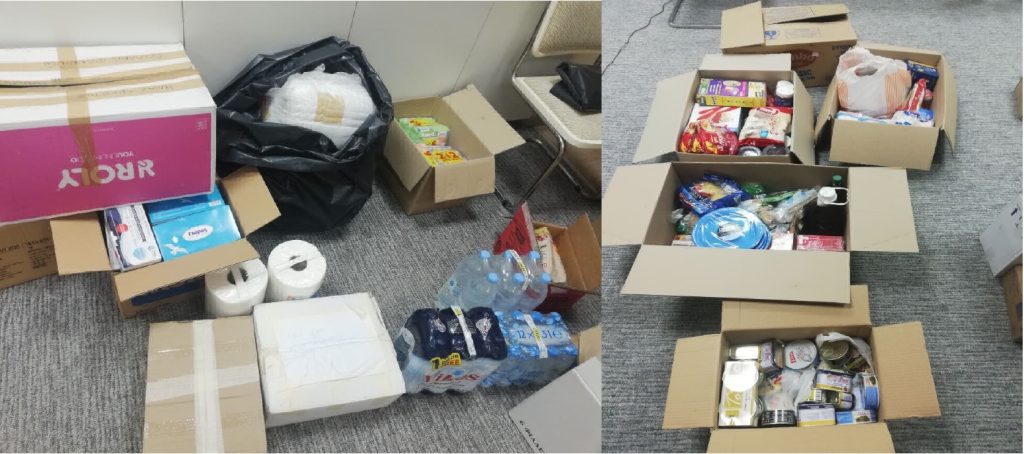 ΑΠΟΣΤΟΛΗ ΕΙΔΩΝ ΠΡΩΤΗΣ ΑΝΑΓΚΗΣ ΣΤΟΥΣ ΠΥΡΟΠΛΗΚΤΟΥΣ