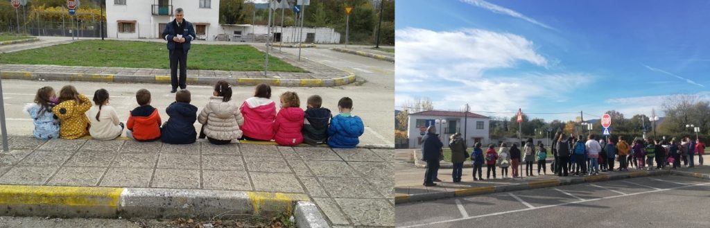 Το Νηπιαγωγείο Καλπακίου και το 2ο Δημ. Σχολείο Κόνιτσας στο Πάρκο Κυκλοφοριακής Αγωγής