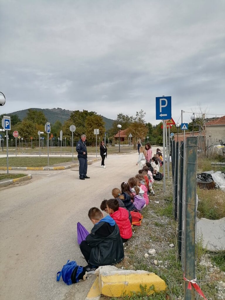 Το Δημοτικό Σχολείο Μπάφρας Νεοκαισάρειας στο Πάρκο Κυκλοφοριακής Αγωγής Δήμου Πωγωνίου